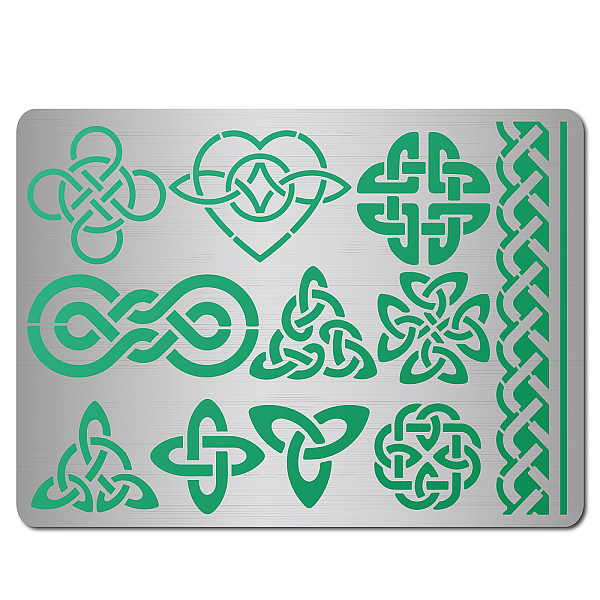 PandaHall GORGECRAFT 5.5 x 7.5" Wicca Celtic Knot Stencil Wood Carving Stainless Steel Stencils Reusable Viking Symbols Triquetra Stencils...
PandaHall GORGECRAFT 5.5 x 7.5" Wicca Celtic Knot Stencil Wood Carving Stainless Steel Stencils Reusable Viking Symbols Triquetra Stencils...