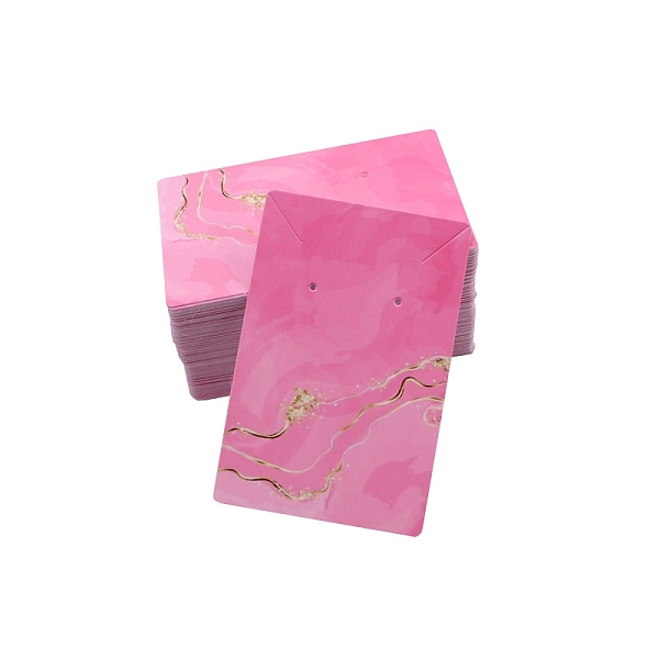PandaHall 100Pcs Rectangle Gold Stamping Paper Necklace and Earring Display Cards, Hot Pink, 9x6cm Paper Rectangle
PandaHall 100Pcs Rectangle Gold Stamping Paper Necklace and Earring Display Cards, Hot Pink, 9x6cm Paper Rectangle
