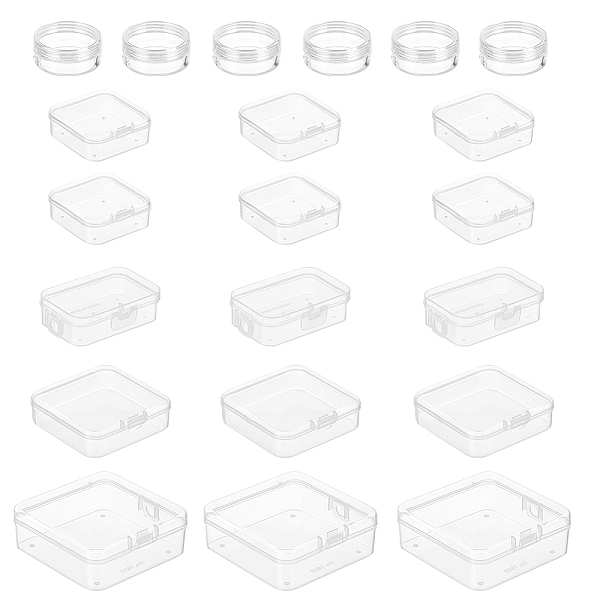 PandaHall 21 Pcs 5 Sizes Transparent Plastic Containers, Mixed Size Plastic Beads Containers Small Storage Box Board Game Storage..., Clear
PandaHall 21 Pcs 5 Sizes Transparent Plastic Containers, Mixed Size Plastic Beads Containers Small Storage Box Board Game Storage..., Clear