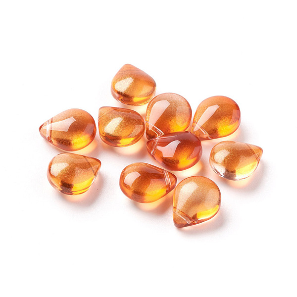 PandaHall Transparent Glass Beads, with Glitter Powder, Dyed & Heated, Teardrop, Orange, 12x9x6mm, Hole: 1mm Glass Teardrop Orange
PandaHall Transparent Glass Beads, with Glitter Powder, Dyed & Heated, Teardrop, Orange, 12x9x6mm, Hole: 1mm Glass Teardrop Orange