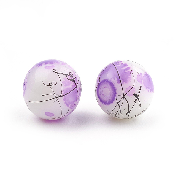 PandaHall Drawbench & Baking Painted Glass Beads Strands, Round, Dark Violet, 6mm, Hole: 1mm, about 130pcs/strand, 31.4 inch Glass Round..., Purple
PandaHall Drawbench & Baking Painted Glass Beads Strands, Round, Dark Violet, 6mm, Hole: 1mm, about 130pcs/strand, 31.4 inch Glass Round..., Purple
