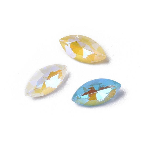 PandaHall Glass Rhinestone Cabochons, Mocha Fluorescent Style, Pointed Back, Faceted, Horse Eye, Mixed Color, 10x5x3mm Glass Rhinestone..., Multicolor
PandaHall Glass Rhinestone Cabochons, Mocha Fluorescent Style, Pointed Back, Faceted, Horse Eye, Mixed Color, 10x5x3mm Glass Rhinestone..., Multicolor