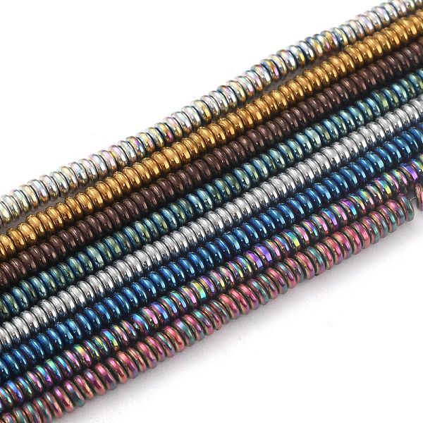 PandaHall Electroplate Non-magnetic Synthetic Hematite Beads Strands, (Color Retention for 1 Year), Flat Round/Disc, Heishi Beads, Mixed...
PandaHall Electroplate Non-magnetic Synthetic Hematite Beads Strands, (Color Retention for 1 Year), Flat Round/Disc, Heishi Beads, Mixed...