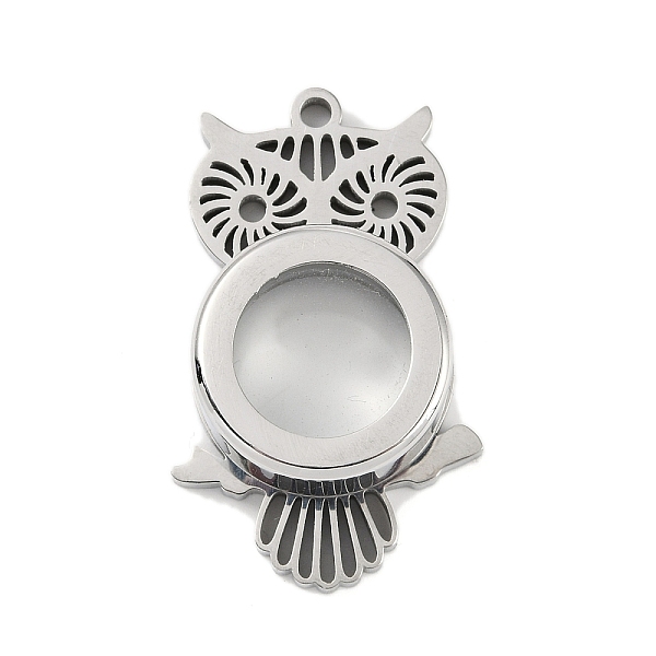 PandaHall 304 Stainless Stee Locket Pendants, with Glass, Owl Charm, Stainless Steel Color, 38.5x23.5x10.5mm, Hole: 2.2mm 304 Stainless...
PandaHall 304 Stainless Stee Locket Pendants, with Glass, Owl Charm, Stainless Steel Color, 38.5x23.5x10.5mm, Hole: 2.2mm 304 Stainless...