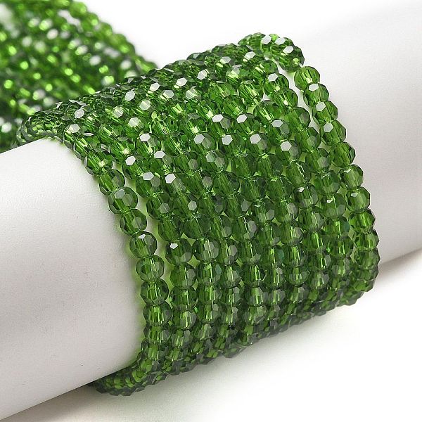 PandaHall Transparent Glass Beads Strands, Faceted(32 Facets), Round, Olive Drab, 3~3.5mm, Hole: 0.6mm, about 163~166pcs/strand, 50~51cm...
PandaHall Transparent Glass Beads Strands, Faceted(32 Facets), Round, Olive Drab, 3~3.5mm, Hole: 0.6mm, about 163~166pcs/strand, 50~51cm...