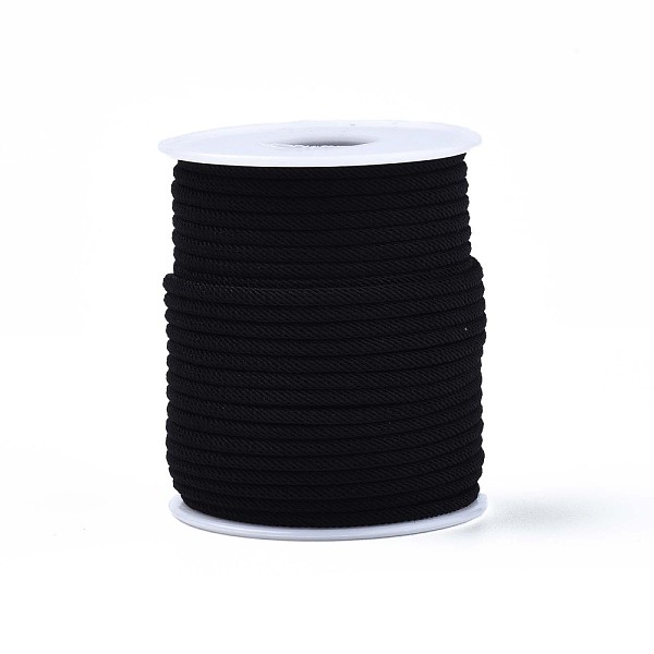 PandaHall Braided Polyester Cords, Black, 3mm, about 21.87 yards(20m)/roll Polyester Black
PandaHall Braided Polyester Cords, Black, 3mm, about 21.87 yards(20m)/roll Polyester Black