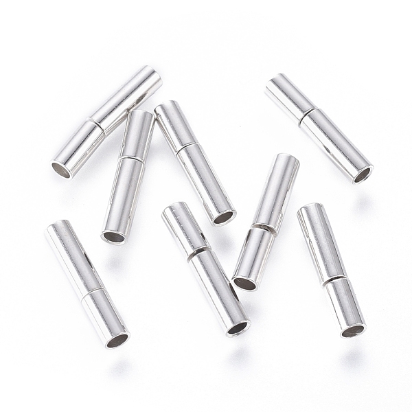 PandaHall Platinum Plated Brass Bayonet Clasps, Perfect Ending for Jewelry Making, 14x3mm, Hole: 2mm Brass
PandaHall Platinum Plated Brass Bayonet Clasps, Perfect Ending for Jewelry Making, 14x3mm, Hole: 2mm Brass