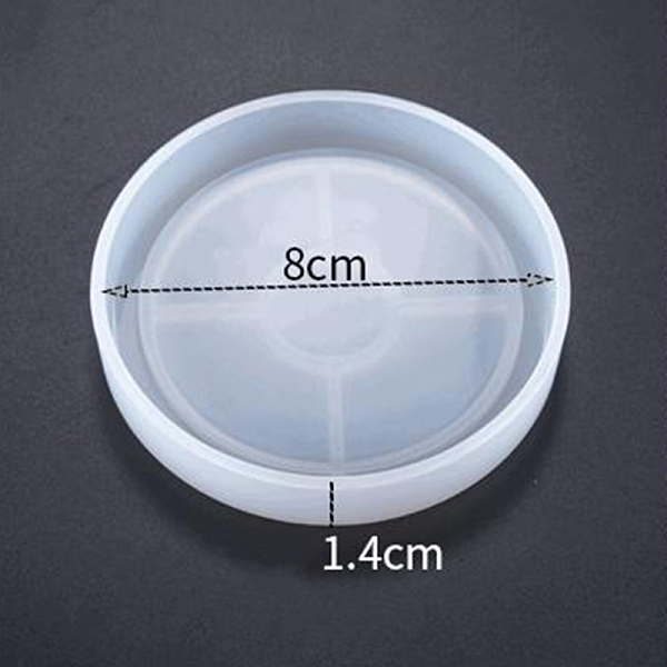 PandaHall DIY Flat Round Cup Mat Silicone Molds, Coaster Molds, Resin Casting Molds, White, 86x14mm, Inner Diameter: 80mm Silicone Flat...
PandaHall DIY Flat Round Cup Mat Silicone Molds, Coaster Molds, Resin Casting Molds, White, 86x14mm, Inner Diameter: 80mm Silicone Flat...