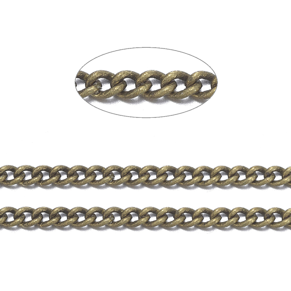 PandaHall Brass Twisted Chains, Curb Chains, Unwelded, with Spool, Lead Free & Nickel Free & Cadmium Free, Antique Bronze, 2x1.5x1mm, about...
PandaHall Brass Twisted Chains, Curb Chains, Unwelded, with Spool, Lead Free & Nickel Free & Cadmium Free, Antique Bronze, 2x1.5x1mm, about...