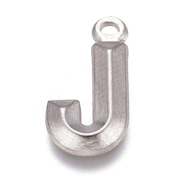 PandaHall 304 Stainless Steel Pendants, Alphabet, Letter.J, 16x8.5x2mm, Hole: 1.4mm 304 Stainless Steel Letter J
PandaHall 304 Stainless Steel Pendants, Alphabet, Letter.J, 16x8.5x2mm, Hole: 1.4mm 304 Stainless Steel Letter J