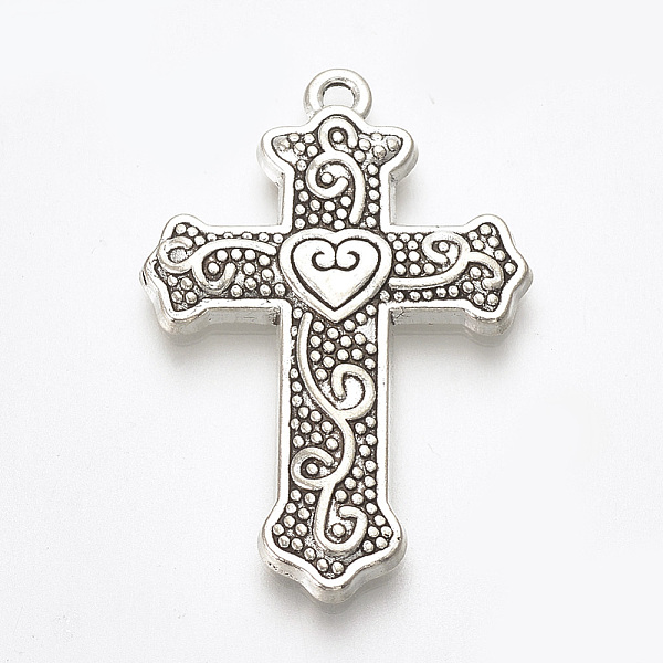 PandaHall Tibetan Style Alloy Pendants, Cross, Lead Free & Cadmium Free, Antique Silver, 33x22x2.5mm, Hole: 1.5mm, about 285pcs/500g Alloy...
PandaHall Tibetan Style Alloy Pendants, Cross, Lead Free & Cadmium Free, Antique Silver, 33x22x2.5mm, Hole: 1.5mm, about 285pcs/500g Alloy...