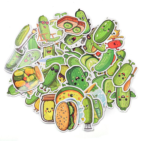 PandaHall 50 Sheets Paper Cucumber Stickers, Green, 36~61x22~68.5x0.2mm, 50 sheets/bag Paper Others Green
PandaHall 50 Sheets Paper Cucumber Stickers, Green, 36~61x22~68.5x0.2mm, 50 sheets/bag Paper Others Green
