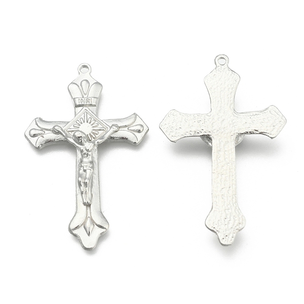 PandaHall Alloy Crucifix Cross Pendants, for Easter, Platinum, 50x31x6mm, Hole: 1mm Alloy Cross
PandaHall Alloy Crucifix Cross Pendants, for Easter, Platinum, 50x31x6mm, Hole: 1mm Alloy Cross