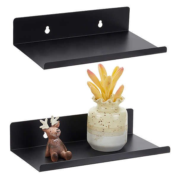 PandaHall Carbon Steel Wall Mounted Storage Rack, with Plastic & Iron Hooks, Rectangle, Black, 100x200x10~40.5mm, Hole: 11.5x8mm Carbon...
PandaHall Carbon Steel Wall Mounted Storage Rack, with Plastic & Iron Hooks, Rectangle, Black, 100x200x10~40.5mm, Hole: 11.5x8mm Carbon...