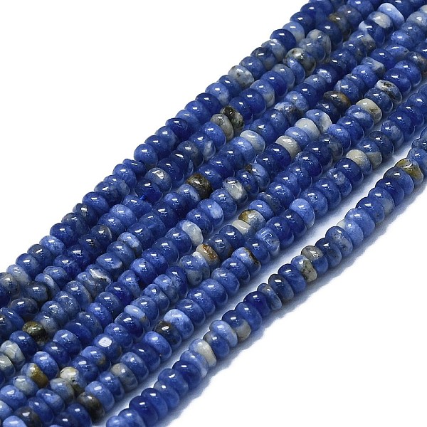 PandaHall Natural Sodalite Beads Strands, Disc, 4x1.5~2mm, Hole: 0.5mm, about 96pcs/strand, 15.55''(39.5cm) Sodalite Disc
PandaHall Natural Sodalite Beads Strands, Disc, 4x1.5~2mm, Hole: 0.5mm, about 96pcs/strand, 15.55''(39.5cm) Sodalite Disc