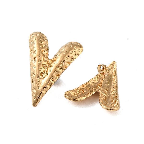 PandaHall 304 Stainless Steel Earrings, Heart, Golden, 33.5x24.5mm 304 Stainless Steel Heart
PandaHall 304 Stainless Steel Earrings, Heart, Golden, 33.5x24.5mm 304 Stainless Steel Heart