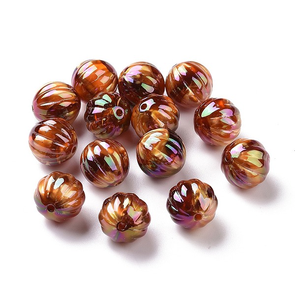 PandaHall UV Plating Rainbow Iridescent Acrylic Beads, with Gold Foil, Grooved Beads, Round, Sienna, 17mm, Hole: 2mm Acrylic Round Brown
PandaHall UV Plating Rainbow Iridescent Acrylic Beads, with Gold Foil, Grooved Beads, Round, Sienna, 17mm, Hole: 2mm Acrylic Round Brown