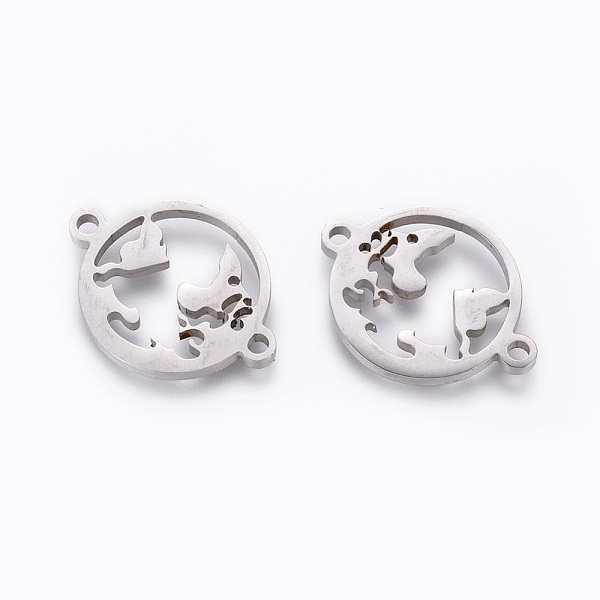 PandaHall 201 Stainless Steel Links, Manual Polishing, Flat Round with Map, Stainless Steel Color, 20x15x1.5mm, Hole: 1.5mm 201 Stainless...
PandaHall 201 Stainless Steel Links, Manual Polishing, Flat Round with Map, Stainless Steel Color, 20x15x1.5mm, Hole: 1.5mm 201 Stainless...