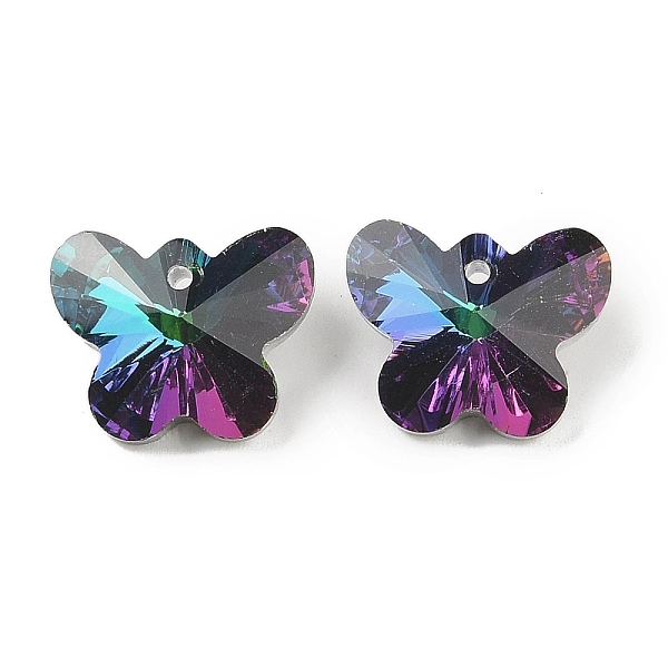PandaHall Glass Pendants, Point Back & Back Plated, Faceted, Butterfly Charms, Purple, 14x17.5x9mm, Hole: 1.6mm Glass Butterfly Purple
PandaHall Glass Pendants, Point Back & Back Plated, Faceted, Butterfly Charms, Purple, 14x17.5x9mm, Hole: 1.6mm Glass Butterfly Purple