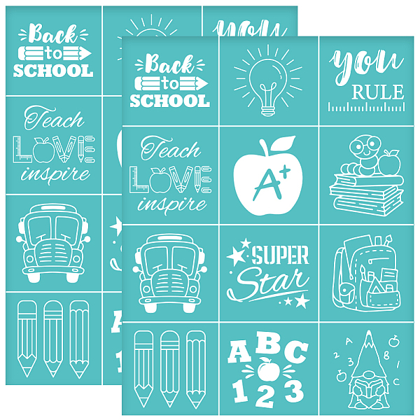 PandaHall OLYCRAFT 2Pcs 8.6x11 Inch Self-Adhesive Silk Screen Printing Stencil Study Supplies Pattern Mesh Transfers Stencil Back to School...
PandaHall OLYCRAFT 2Pcs 8.6x11 Inch Self-Adhesive Silk Screen Printing Stencil Study Supplies Pattern Mesh Transfers Stencil Back to School...
