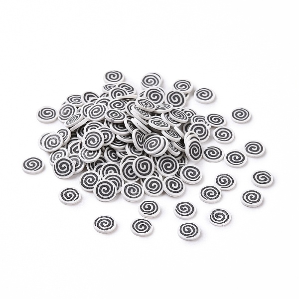 PandaHall Handmade Polymer Clay Cabochons, Flat Round with Vortex, Black, 5~5.5x0.8mm, about 76923pcs/1000g Polymer Clay Flat Round Black
PandaHall Handmade Polymer Clay Cabochons, Flat Round with Vortex, Black, 5~5.5x0.8mm, about 76923pcs/1000g Polymer Clay Flat Round Black