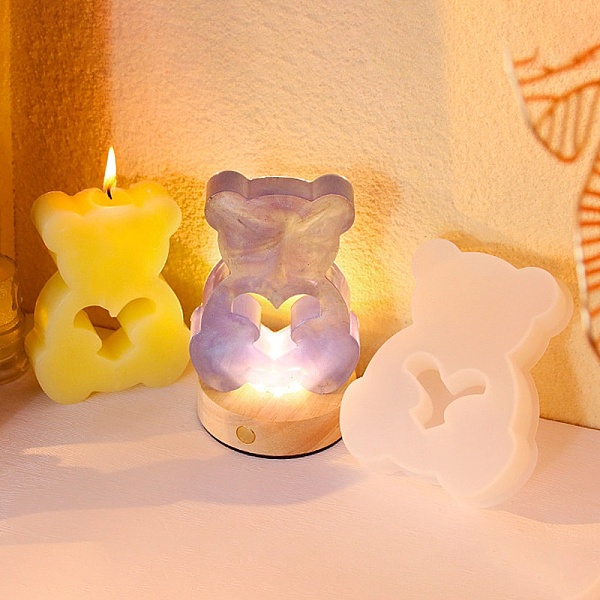 PandaHall DIY Silicone Candle Molds, For Silhouette Candle Making, Bear, 11.4x9x2.6cm Silicone Bear
PandaHall DIY Silicone Candle Molds, For Silhouette Candle Making, Bear, 11.4x9x2.6cm Silicone Bear