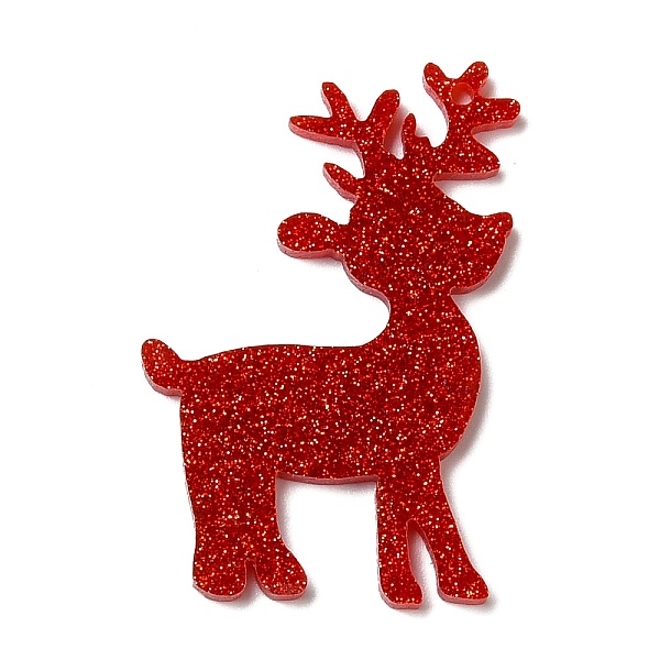 PandaHall Christmas Themed Acrylic Pendants, Deer, 41.5x31.5x2.5mm, Hole: 1.2mm Acrylic Deer Red
PandaHall Christmas Themed Acrylic Pendants, Deer, 41.5x31.5x2.5mm, Hole: 1.2mm Acrylic Deer Red