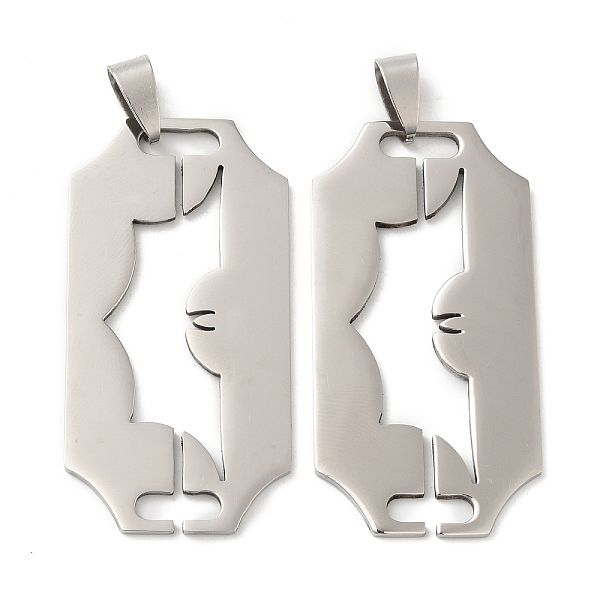 PandaHall 201 Stainless Steel Pendants, Laser Cut, Razor Blade Charm, Stainless Steel Color, 47x24x1mm, Hole: 4mm 201 Stainless Steel Others
PandaHall 201 Stainless Steel Pendants, Laser Cut, Razor Blade Charm, Stainless Steel Color, 47x24x1mm, Hole: 4mm 201 Stainless Steel Others