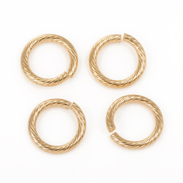 PandaHall 304 Stainless Steel Jump Ring, Open Jump Rings, Golden, 14x2mm, Inner Diameter: 10mm, 12 Gauge 304 Stainless Steel Ring
PandaHall 304 Stainless Steel Jump Ring, Open Jump Rings, Golden, 14x2mm, Inner Diameter: 10mm, 12 Gauge 304 Stainless Steel Ring
