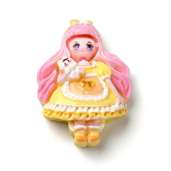 PandaHall Cartoon Girls Opaque Resin Decoden Cabochons, Doll, Yellow, 24.5x17.5x7mm Resin Doll Yellow
PandaHall Cartoon Girls Opaque Resin Decoden Cabochons, Doll, Yellow, 24.5x17.5x7mm Resin Doll Yellow