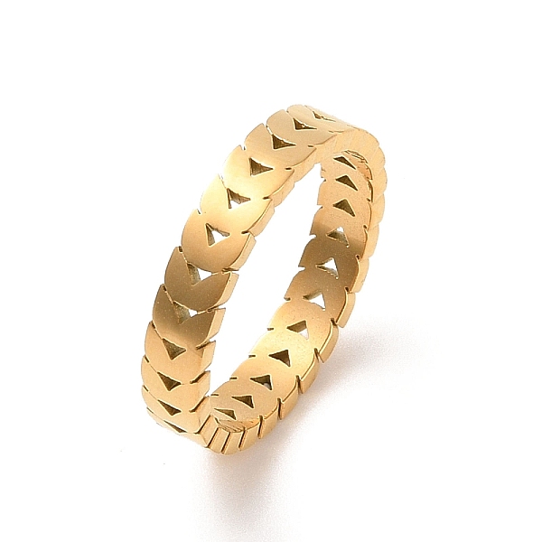 PandaHall 304 Stainless Steel Finger Ring, Real 18K Gold Plated, 4mm, US Size 7(17.3mm) 304 Stainless Steel
PandaHall 304 Stainless Steel Finger Ring, Real 18K Gold Plated, 4mm, US Size 7(17.3mm) 304 Stainless Steel