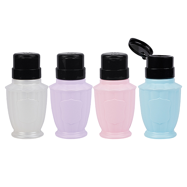 PandaHall Empty Plastic Press Pump Bottle, Nail Polish Remover Clean Liquid Water Storage Bottle, with Flip Top Cap, Mixed Color, 13.2x6.8cm..., Multicolor
PandaHall Empty Plastic Press Pump Bottle, Nail Polish Remover Clean Liquid Water Storage Bottle, with Flip Top Cap, Mixed Color, 13.2x6.8cm..., Multicolor