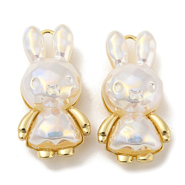 PandaHall Acrylic with Alloy Pendants, Rabbit, Rabbit, 45x23x16mm, Hole: 9.5x4mm Alloy+Acrylic Rabbit White
PandaHall Acrylic with Alloy Pendants, Rabbit, Rabbit, 45x23x16mm, Hole: 9.5x4mm Alloy+Acrylic Rabbit White