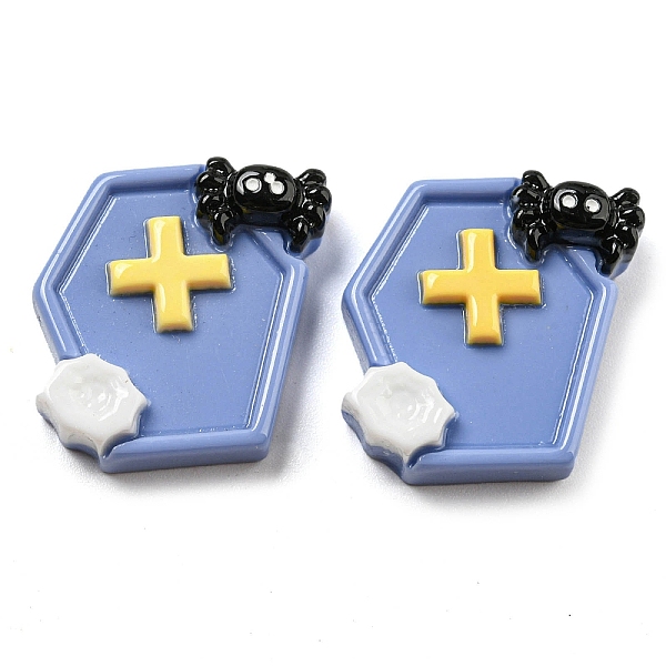 PandaHall Halloween Opaque Resin Decoden Cabochons, Cornflower Blue, Coffin, 23x22x8mm Resin Others
PandaHall Halloween Opaque Resin Decoden Cabochons, Cornflower Blue, Coffin, 23x22x8mm Resin Others