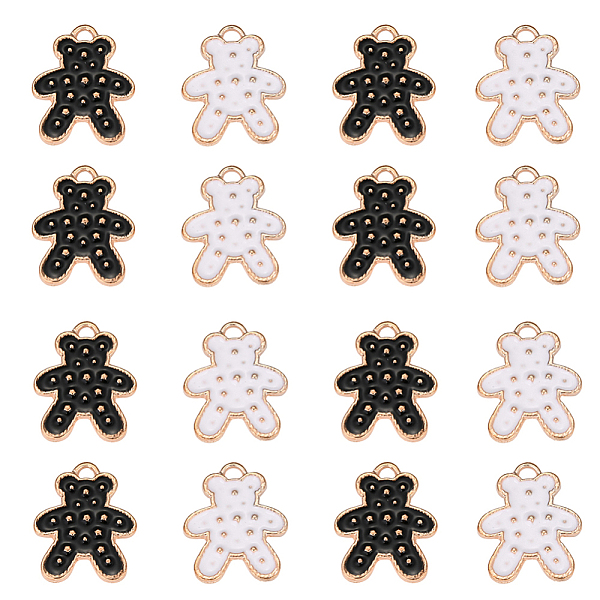 PandaHall Alloy Enamel Pendants, Bear Shape, Golden, Mixed Color, 19.5x15.5mm, 2 colors, 10pcs/color, 20pcs/box Alloy+Enamel Bear Multicolor
PandaHall Alloy Enamel Pendants, Bear Shape, Golden, Mixed Color, 19.5x15.5mm, 2 colors, 10pcs/color, 20pcs/box Alloy+Enamel Bear Multicolor