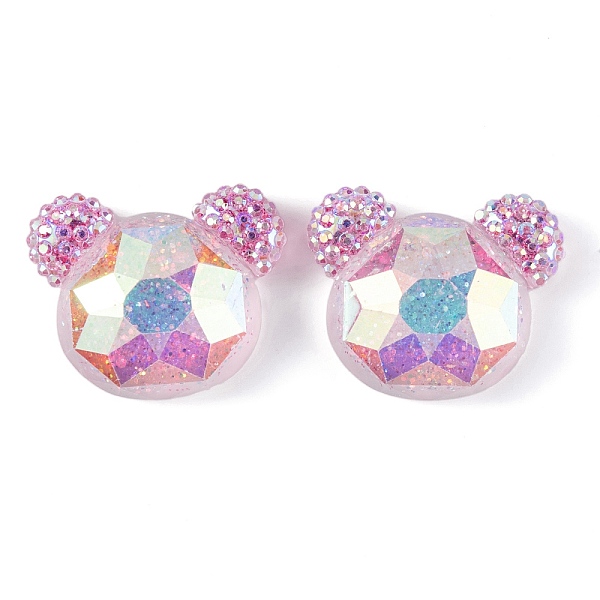 PandaHall Transparent Epoxy Resin Bear Head Decoden Cabochons, with Glitter Powder, Pearl Pink, 19x23x7mm Epoxy Resin Bear
PandaHall Transparent Epoxy Resin Bear Head Decoden Cabochons, with Glitter Powder, Pearl Pink, 19x23x7mm Epoxy Resin Bear