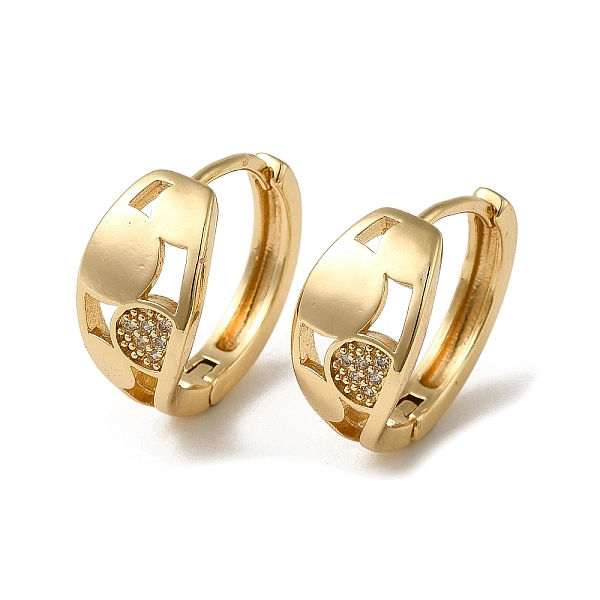 PandaHall Brass Micro Pave Cubic Zirconia Hoop Earring, Light Gold, 17x8mm Brass Clear
PandaHall Brass Micro Pave Cubic Zirconia Hoop Earring, Light Gold, 17x8mm Brass Clear