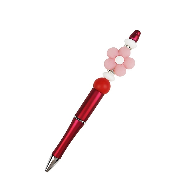 PandaHall Plastic Ball-Point Pen, Beadable Pen, Luminous Flower Silicone Pen for DIY Personalized Pen, Dark Red, 145mm Plastic Flower
PandaHall Plastic Ball-Point Pen, Beadable Pen, Luminous Flower Silicone Pen for DIY Personalized Pen, Dark Red, 145mm Plastic Flower