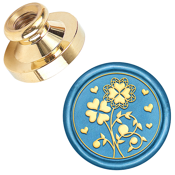 PandaHall Wax Seal Brass Stamp Head, for Wax Seal Stamp, Flower Pattern, 25x14.5mm Brass Flower
PandaHall Wax Seal Brass Stamp Head, for Wax Seal Stamp, Flower Pattern, 25x14.5mm Brass Flower