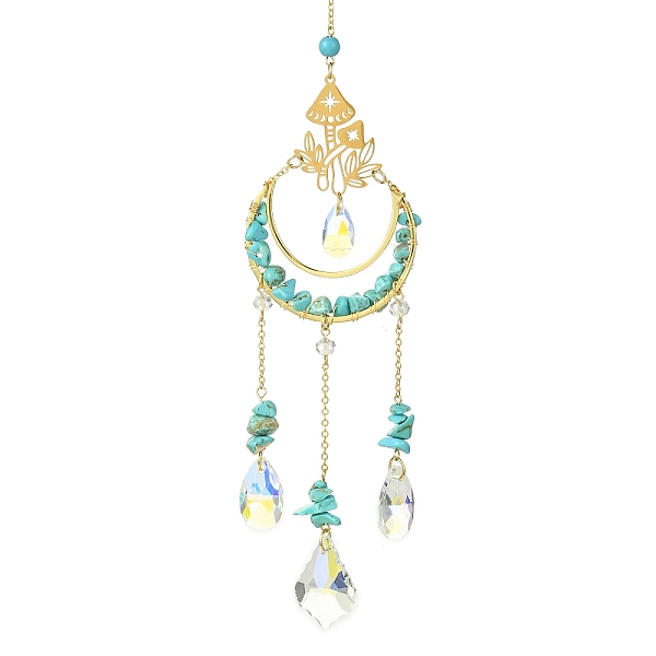PandaHall Brass Cable Chains Mushroom Pendant Decorations, 201 Stainless Steel and Glass Pendant, with Synthetic Gemstone, for Home..., Clear
PandaHall Brass Cable Chains Mushroom Pendant Decorations, 201 Stainless Steel and Glass Pendant, with Synthetic Gemstone, for Home..., Clear