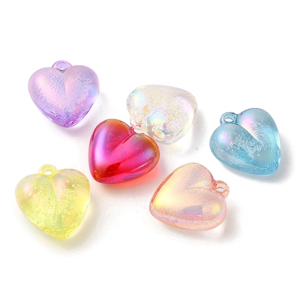 PandaHall Transparent Acrylic Bubble Pendants, Heart, Mixed Color, 27.5x24.5x13mm, Hole: 3.2mm Acrylic Heart Multicolor
PandaHall Transparent Acrylic Bubble Pendants, Heart, Mixed Color, 27.5x24.5x13mm, Hole: 3.2mm Acrylic Heart Multicolor