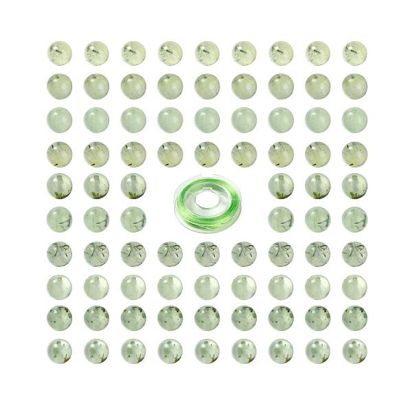 PandaHall DIY Natural Prehnite Beads Jewelry Set Making, Bracelet & Necklace, with Strong Stretchy Beading Thread, 100Pcs/Set Prehnite
PandaHall DIY Natural Prehnite Beads Jewelry Set Making, Bracelet & Necklace, with Strong Stretchy Beading Thread, 100Pcs/Set Prehnite