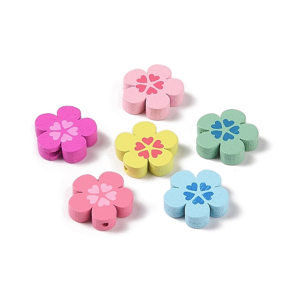 PandaHall Maple Wood Beads, Flower, Mixed Color, 19x19x5mm, Hole: 1.8mm, 735pcs/500g Maple Wood Flower Multicolor
PandaHall Maple Wood Beads, Flower, Mixed Color, 19x19x5mm, Hole: 1.8mm, 735pcs/500g Maple Wood Flower Multicolor