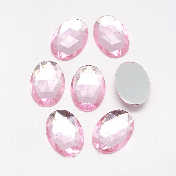 PandaHall Acrylic Rhinestone Flat Back Cabochons, Faceted, Bottom Silver Plated, Oval, Pink, 18x13x4.5mm Acrylic Rhinestone Oval Pink
PandaHall Acrylic Rhinestone Flat Back Cabochons, Faceted, Bottom Silver Plated, Oval, Pink, 18x13x4.5mm Acrylic Rhinestone Oval Pink