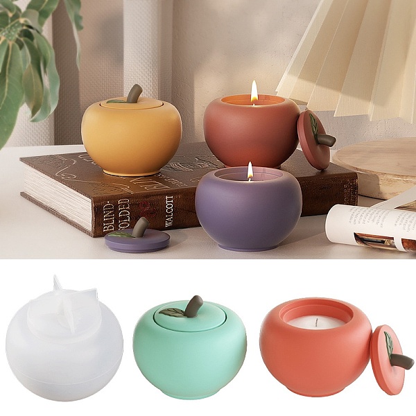 PandaHall Apple DIY Silicone Candle Holder Molds, Resin Casting Molds, for UV Resin, Epoxy Resin Jewelry Making, White, 51x81mm, Inner...
PandaHall Apple DIY Silicone Candle Holder Molds, Resin Casting Molds, for UV Resin, Epoxy Resin Jewelry Making, White, 51x81mm, Inner...