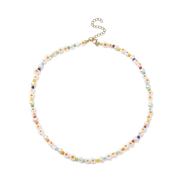 PandaHall Natural Pearl & Millefiori & Seed Glass Beaded Necklace for Women, Colorful, 16.02 inch(40.7cm) Pearl
PandaHall Natural Pearl & Millefiori & Seed Glass Beaded Necklace for Women, Colorful, 16.02 inch(40.7cm) Pearl