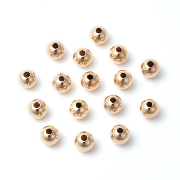 PandaHall Yellow Gold Filled Beads, 1/20 14K Gold Filled, Round, Real Gold Filled, 5mm, Hole: 1.4mm Brass Round
PandaHall Yellow Gold Filled Beads, 1/20 14K Gold Filled, Round, Real Gold Filled, 5mm, Hole: 1.4mm Brass Round
