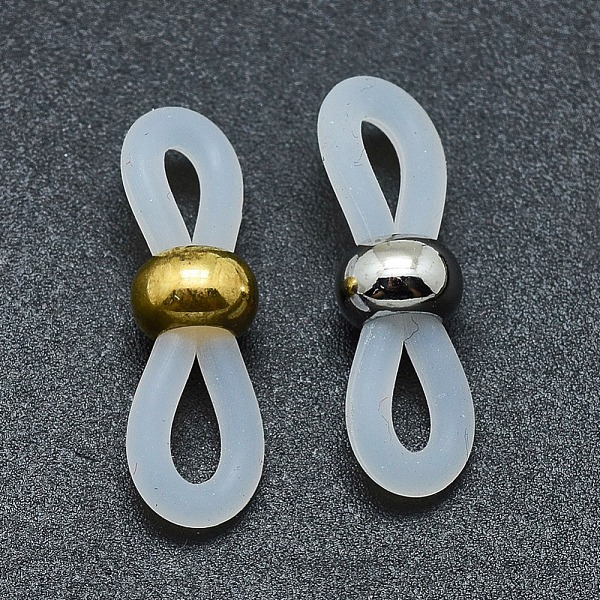 PandaHall Eco-Friendly Eyeglass Holders, Glasses Rubber Loop Ends, with Brass Findings, Clear, Mixed Color, 20x6mm, Hole: 2.5x5mm Brass...
PandaHall Eco-Friendly Eyeglass Holders, Glasses Rubber Loop Ends, with Brass Findings, Clear, Mixed Color, 20x6mm, Hole: 2.5x5mm Brass...