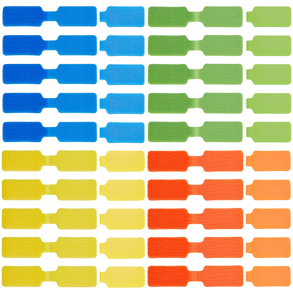 PandaHall GORGECRAFT 40Pcs 4 Colors Nylon Cable Labels Cord Tags Writable and Bearable Label Paste Wire Labels Hook and Loop Cable Label..., Multicolor
PandaHall GORGECRAFT 40Pcs 4 Colors Nylon Cable Labels Cord Tags Writable and Bearable Label Paste Wire Labels Hook and Loop Cable Label..., Multicolor