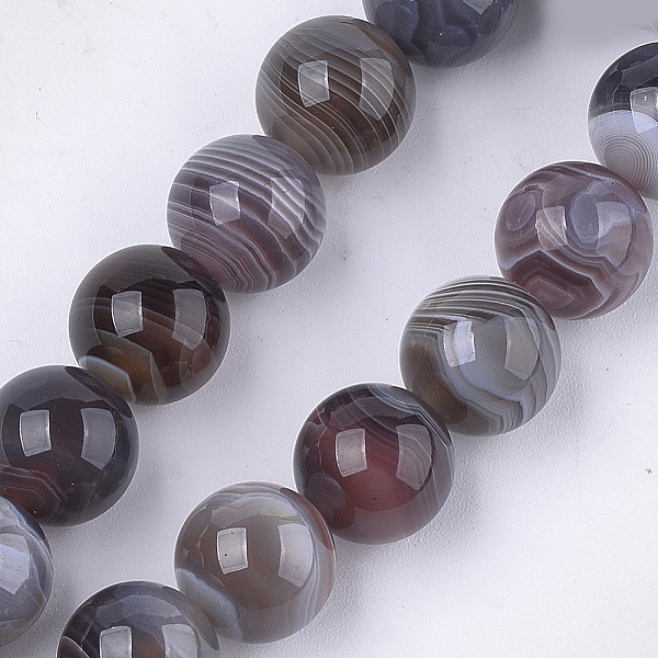 PandaHall Natural Botswana Agate Beads Strands, Round, 12mm, Hole: 1mm, about 15~16pcs/strand, 7.4 inch Botswana Agate Round
PandaHall Natural Botswana Agate Beads Strands, Round, 12mm, Hole: 1mm, about 15~16pcs/strand, 7.4 inch Botswana Agate Round